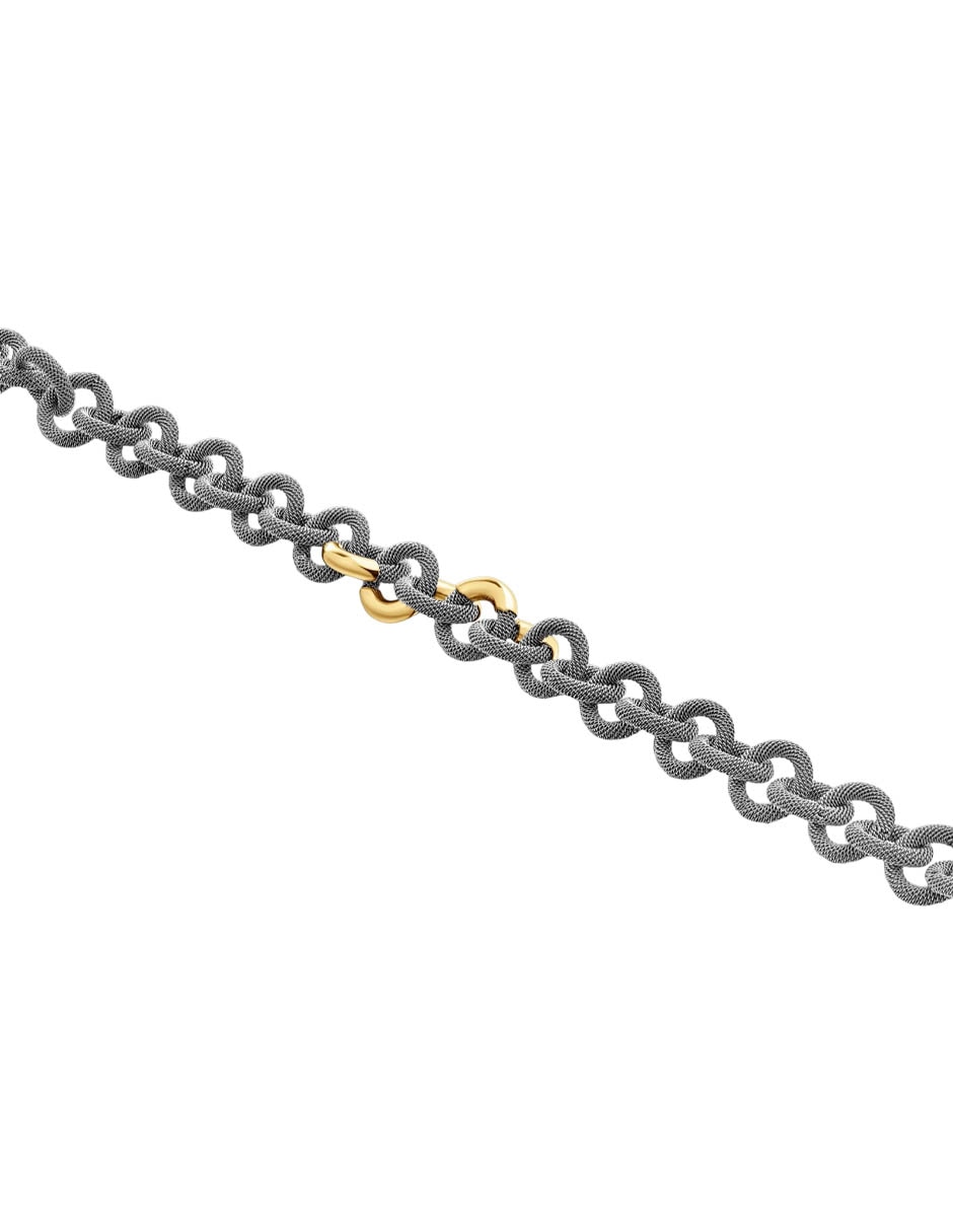 Pulsera Tous de oro 14 K Tous Unlock con acabado brillante